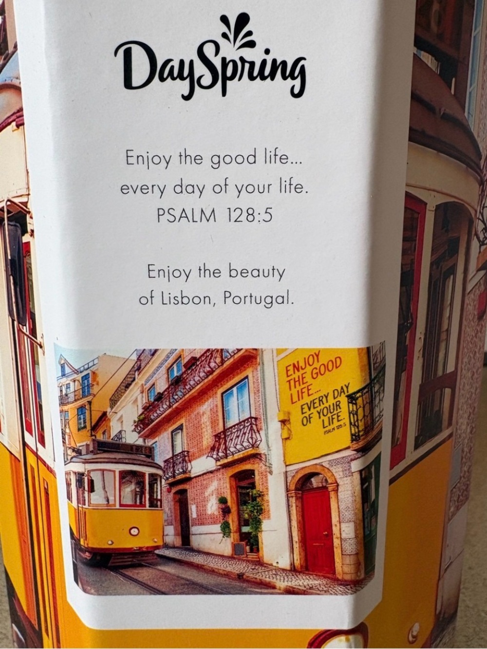 Lisbon Tram Puzzle - Vibrant Yellow Accent